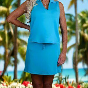 NWT W.A.Y Air Essentials Skort – Bright Turquoise